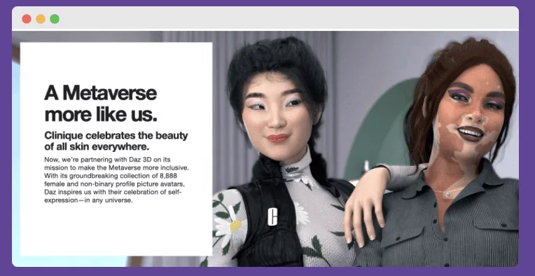 Campaign example for metaverse