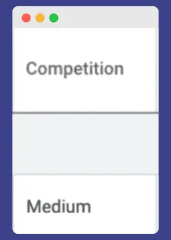 Google keyword Planner competition for 'Cryptocurrency'.