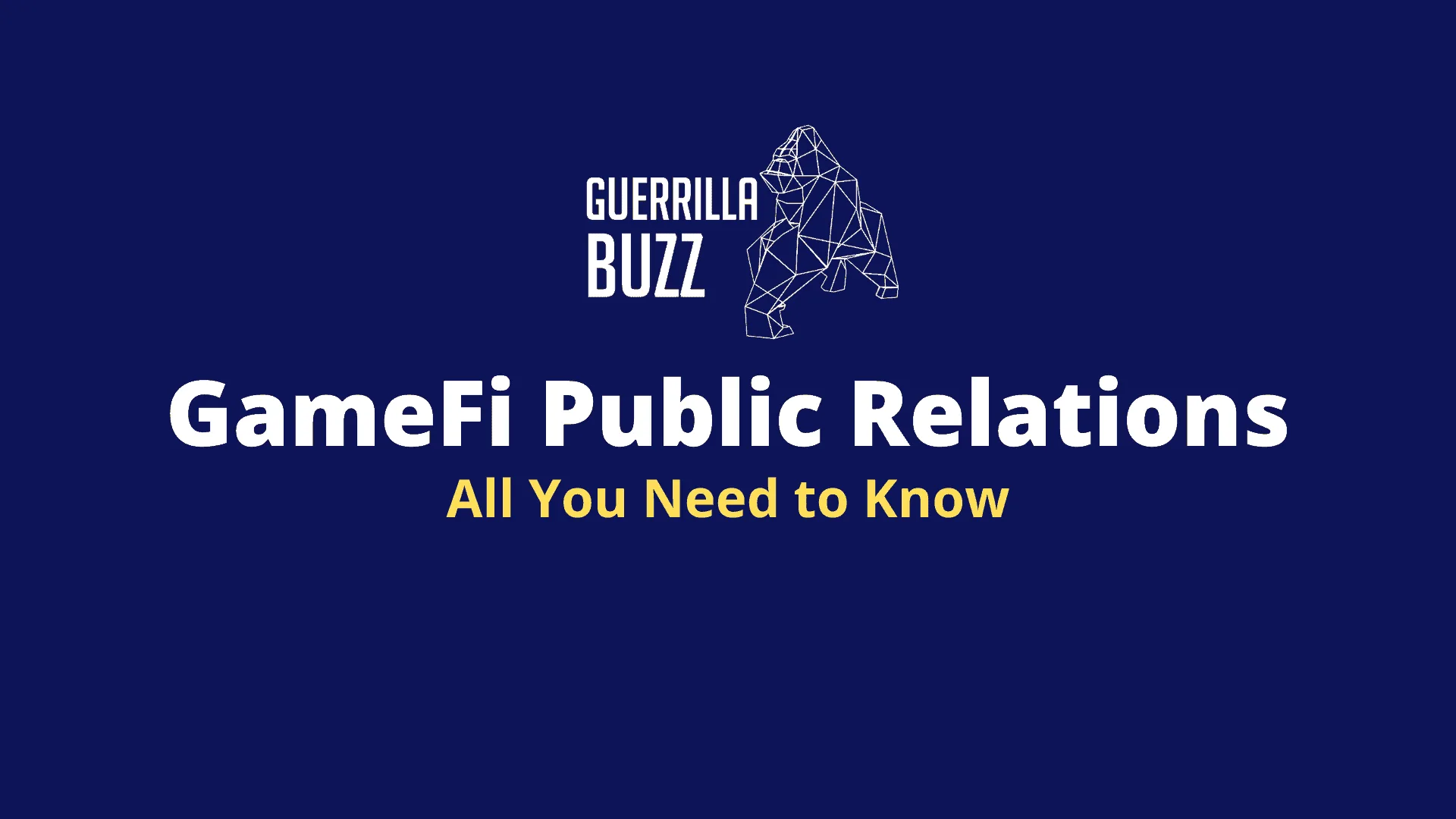 GameFi PR: Everything You Need To Know