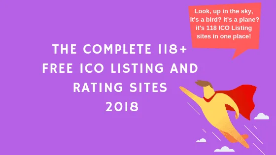 The Complete 118+ Free ICO Listing and Rating Sites 2018