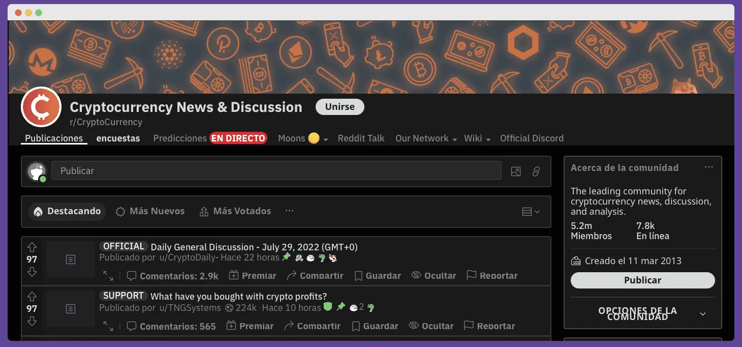 Reddit for blockchain marketing agency