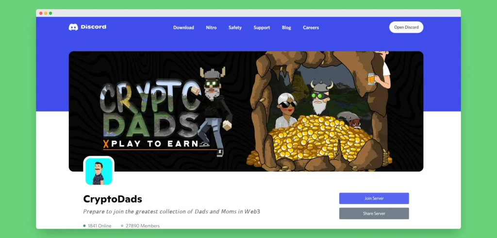 Crypto Dads Crypto Discord Group GuerrillaBuzz