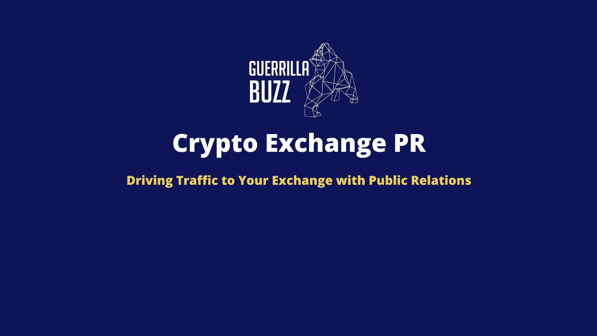 Crypto Exchange PR - Driving Traffic to Your Exchange with Public Relations