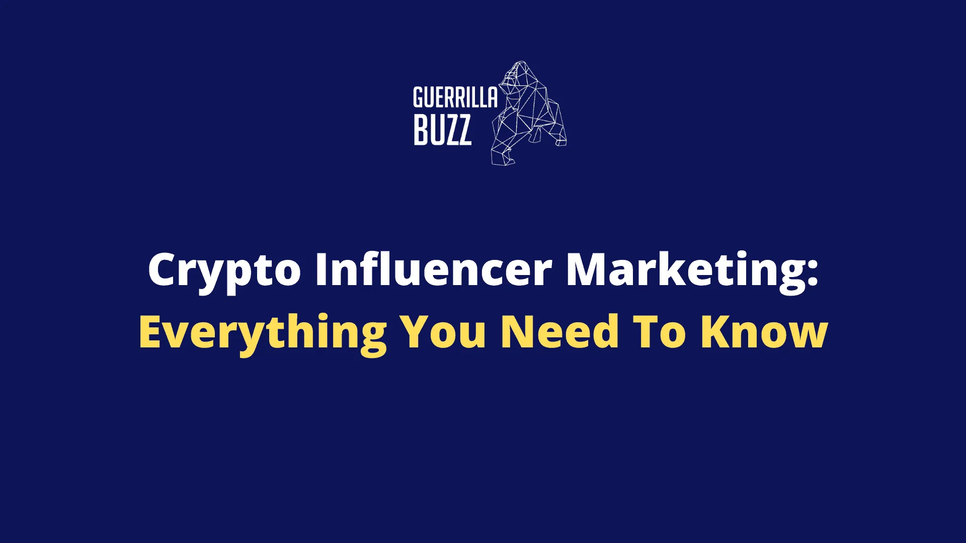 Crypto Influencer Marketing: Everything You Need To Know