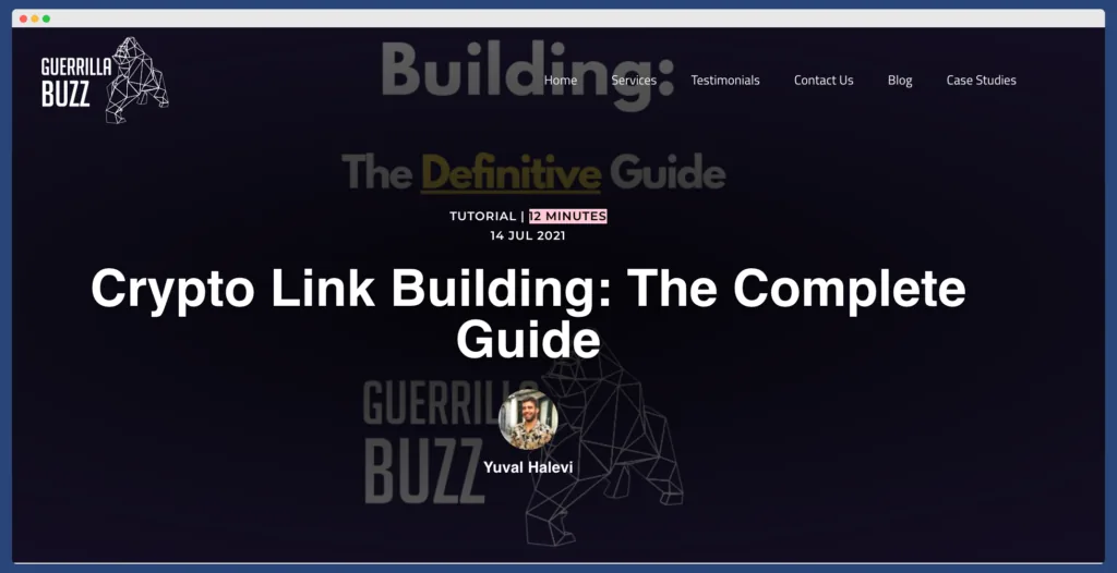 Reading time to finish an article is 12 minutes in this example