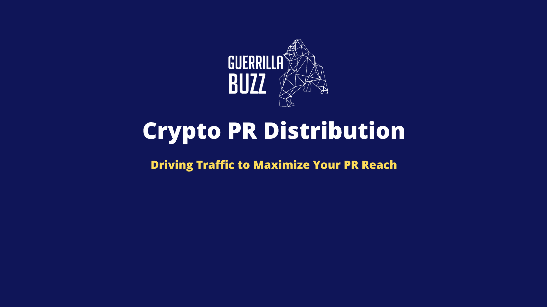 Crypto PR Distribution: Driving Traffic to Maximize Your PR Reach