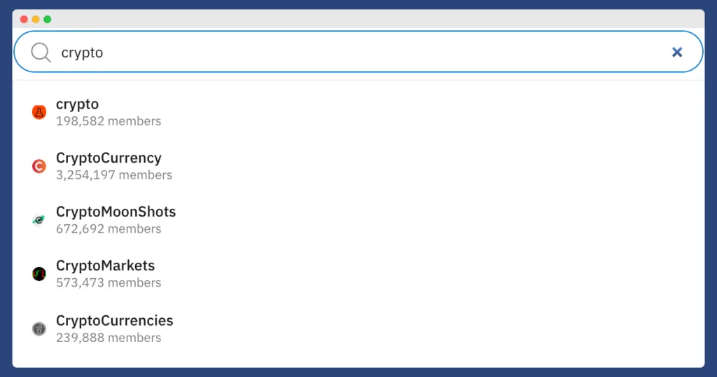 Reddit Crypto communities with their followers for crypto off-page SEO