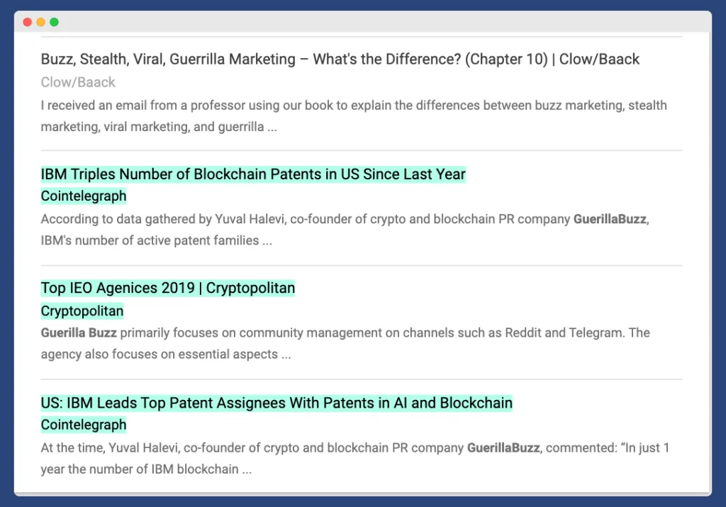 High priority websites that feature our work crypto off-page SEO